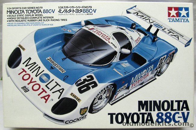 Tamiya 1/24 Minolta Toyota 88C-V, 24079 plastic model kit